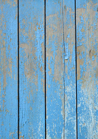 Wood floor texture creating a nice abstract surface with old blue scratched paintの写真素材