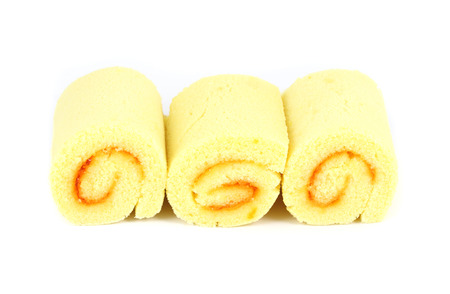 orange yam rollの写真素材