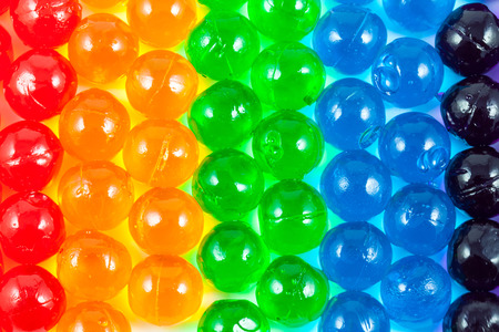 colorful ball jellyの写真素材