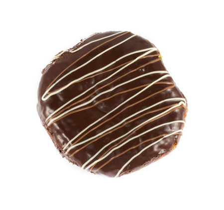 close up donut on white backgroundの写真素材