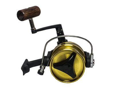 fishing reelの写真素材