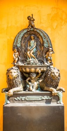 Ancient statue in Thailandの写真素材