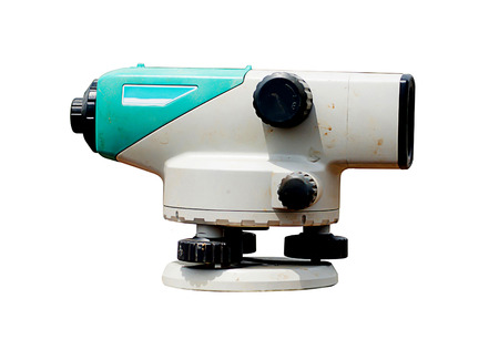 Surveyor equipment tacheometer or theodoliteの写真素材
