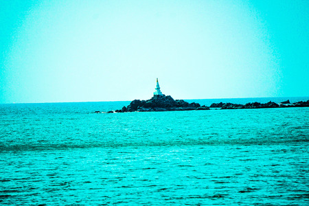 Pagoda Aoh Khung kraben , Chantaburiの写真素材