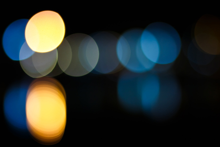 Beautiful bokeh lightsの写真素材