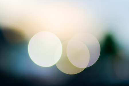 Beautiful bokeh lightsの写真素材