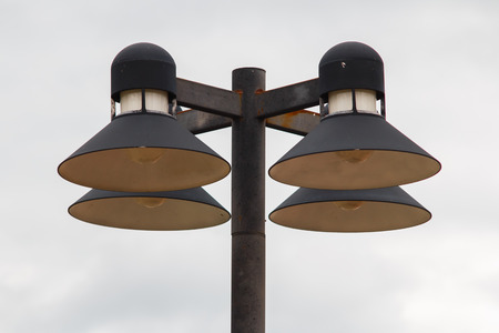 Street lamp on background of sky