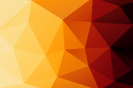 Polygon. orange low poly abstract backgroundの写真素材