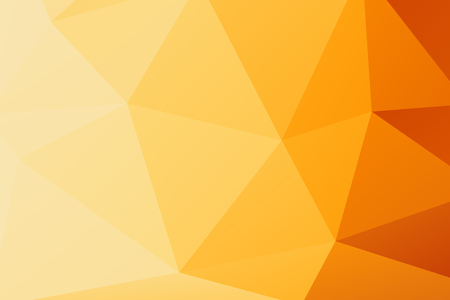 Polygon. orange low poly abstract backgroundの写真素材