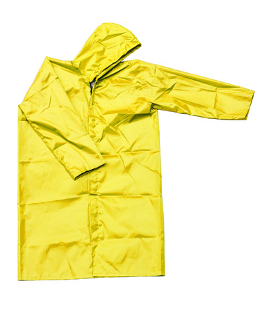 raincoat isolated on white backgroundの写真素材