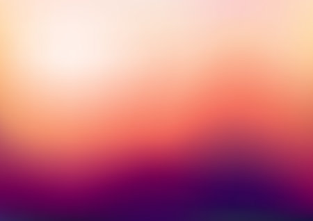 A soft, dreamy gradient background with warm pastel colors blending from yellow to pink and purple. The colors are blurred and create a gentle, ethereal effect.のイラスト素材