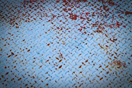 Old metal diamond texture backgroundの写真素材