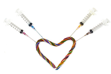 heart attack conceptの写真素材