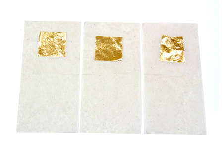 gold leavesの写真素材