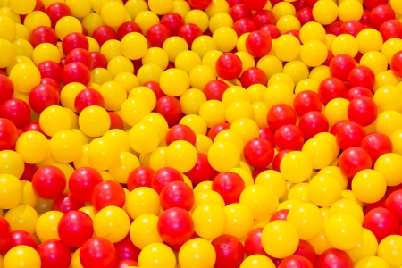 Heap of Colorful Balls Abstract Background. の写真素材