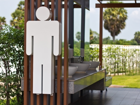 Male toilet sign  の写真素材