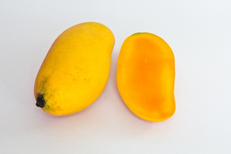 Ripe appetizing mango の写真素材