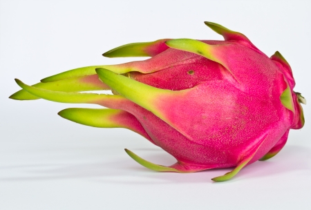 Dragon fruit isolated on white background の写真素材