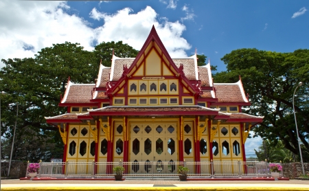 An image of the Hua Hin train station in Thailand  の写真素材