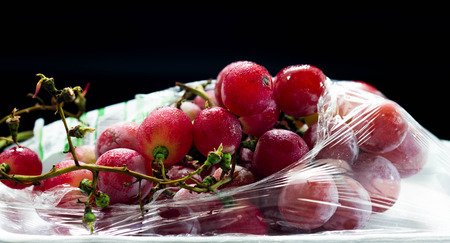 fresh grapesの写真素材