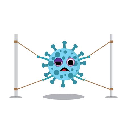 illustration of the corona virus outbreak with various concepts and themes, you can use as you like,  such as websites, advertisements, icons, etc. please check the website.のイラスト素材