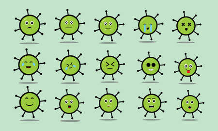 Corona virus character illustrations are suitable for ads, emoticons, icons and there is still much
you can do with it.のイラスト素材