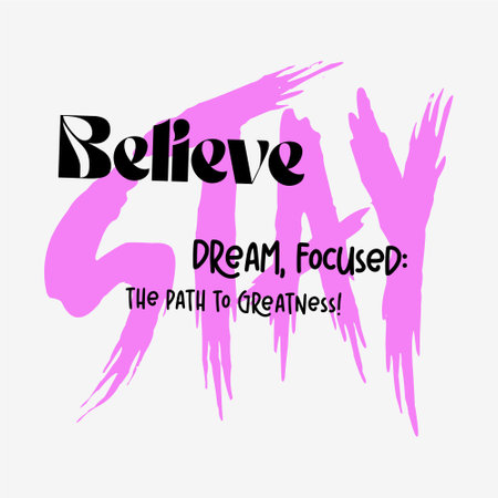 Believe in yourself. Inspirational quote. Typography for poster, invitation, greeting card or t-shirt. Vector illustrationのイラスト素材