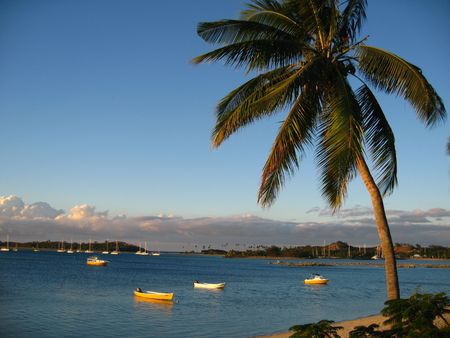 Beach panoramaの写真素材