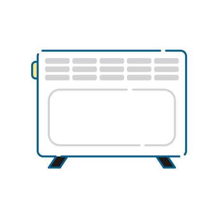 This is a simple white-based line drawing illustration of a game controller.のイラスト素材