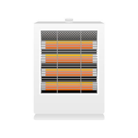 It is an illustration of an electric stove.のイラスト素材
