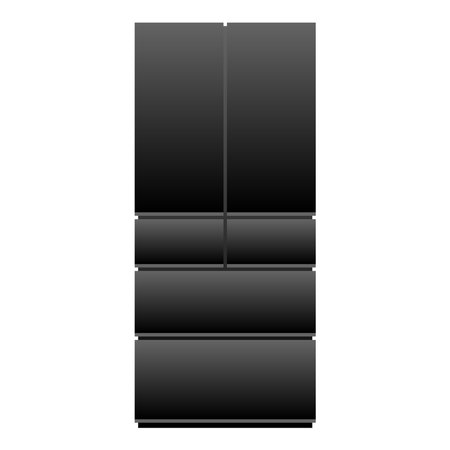 It is an illustration of a refrigerator and frozen refrigerator.のイラスト素材