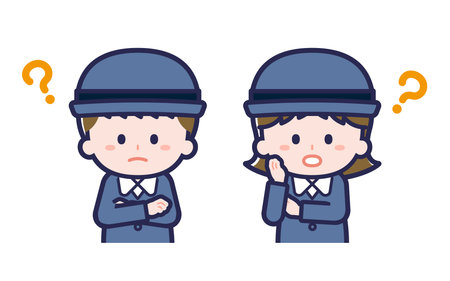 This is an illustration of the "child" man and woman.のイラスト素材