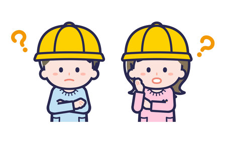 This is an illustration of the "child" man and woman.のイラスト素材