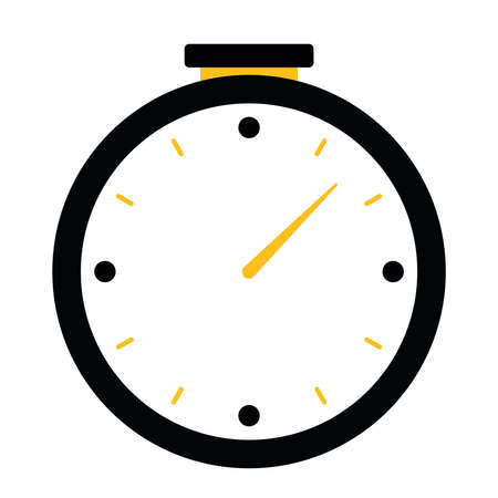 Timer Vector Illustration Graphic Image in White Background
