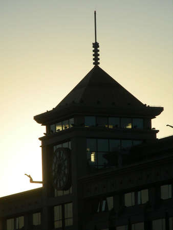 evening in the cityの写真素材