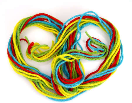 colored threadの写真素材