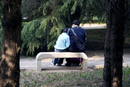 Mother and daughterの写真素材