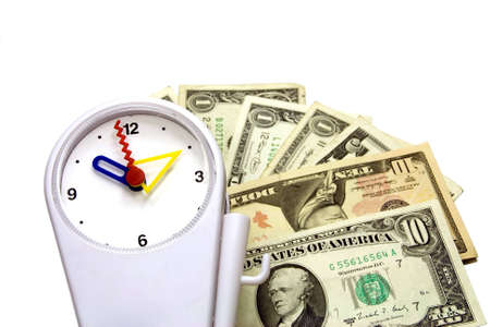 TIME IS MONEYの写真素材