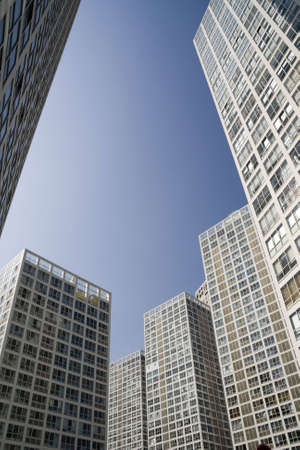 Modern building in business center in beijing