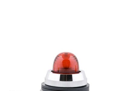 power status indicator light on white backgroundの写真素材