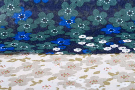 Has the colorful textiles background