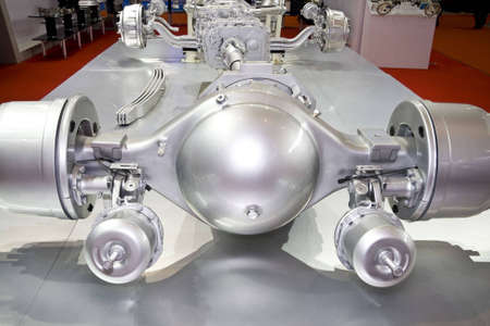 Differential of modern truck  interior viewの写真素材