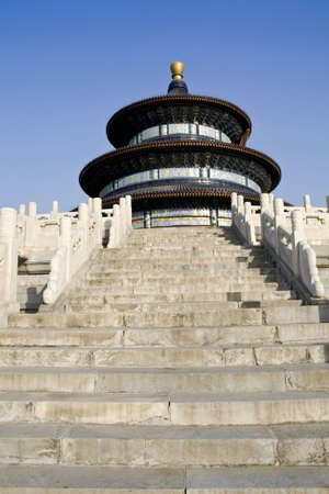 Temple of Heaven (Tian Tan) in Beijing Chinaの写真素材