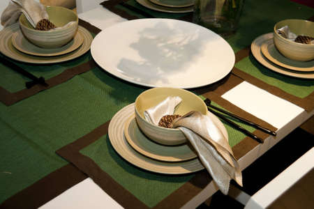 Empty porcelain plate with chopstick in chinaの写真素材