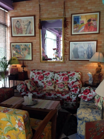 Living room mix style thailand