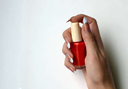 French manicureの写真素材