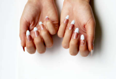 French manicureの写真素材