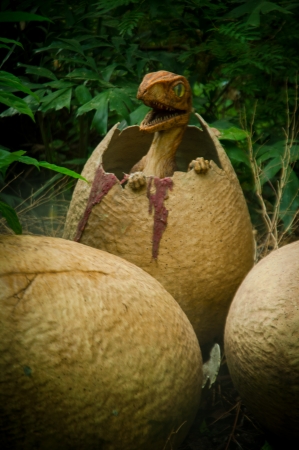 Jurassic zoo park in Chinaのeditorial素材