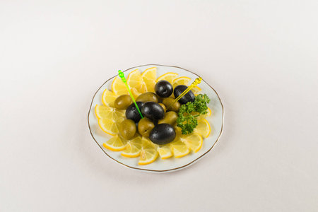 Menu for restaurant and cafe, isolated dish on the white backgroundの写真素材