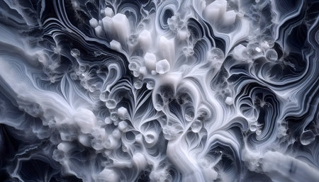 A polished marble veins, Ai generated image